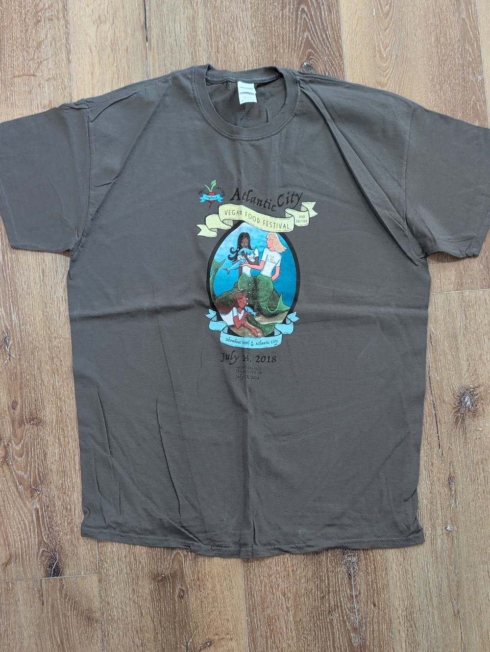 Atlantic City Vegan Food Festival Tee - Size XL